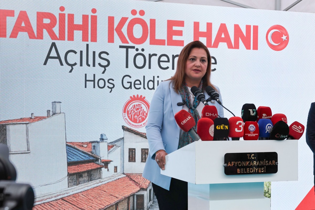 TARİHİ KÖLE HANI YÜZ ELLİ YIL SONRA BAKAN GÖKTAŞIN KATILIMIYLA AÇILDI